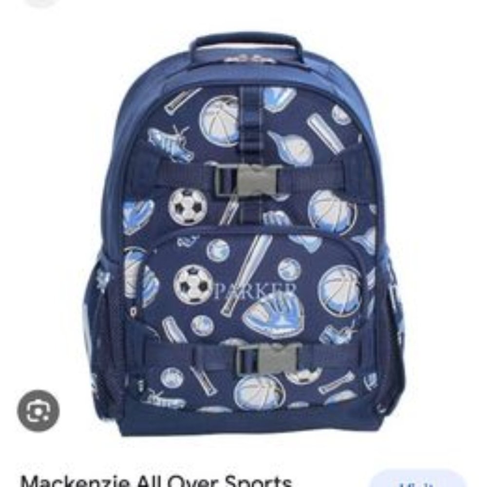 BNWT Pottery Barn Kids Mackenzie Sports Backpack